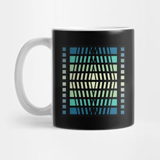 “Dimensional Portal” - V.3 Blue/Green - (Geometric Art) (Dimensions) - Doc Labs Mug